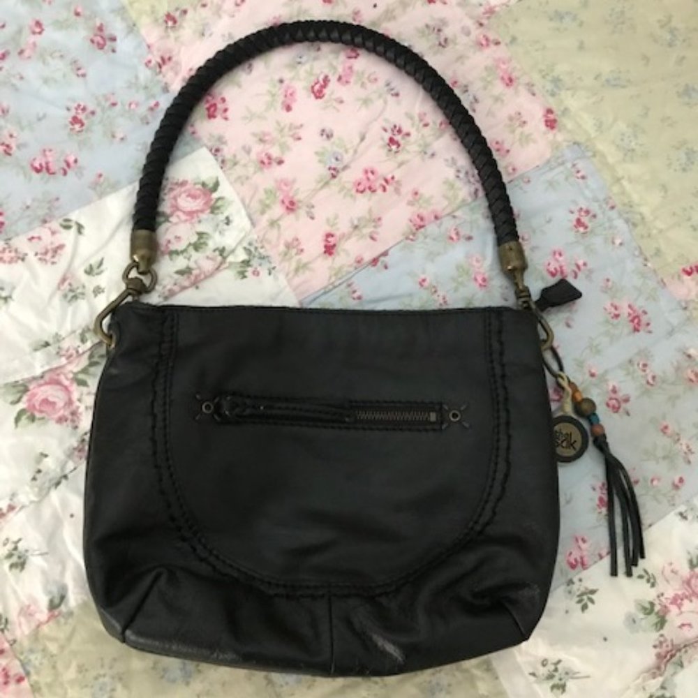 The SAK Black Leather Hobo Shoulder Bag NEVER CARRIED